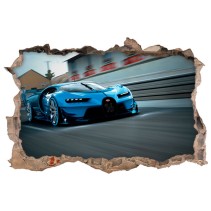 Vinilos agujeros 3d bugatti vision gran turismo