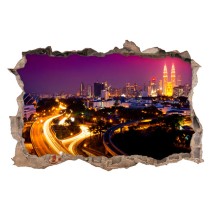 Vinilos agujero 3d kuala lumpur de noche