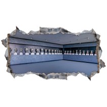 Vinilos agujero 3d copas fútbol real madrid