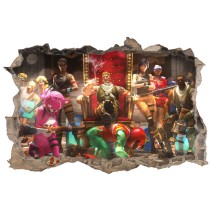 Vinilo agujero 3d personajes fortnite