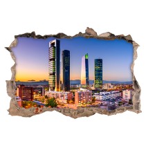 Vinilos agujero 3d madrid centro financiero