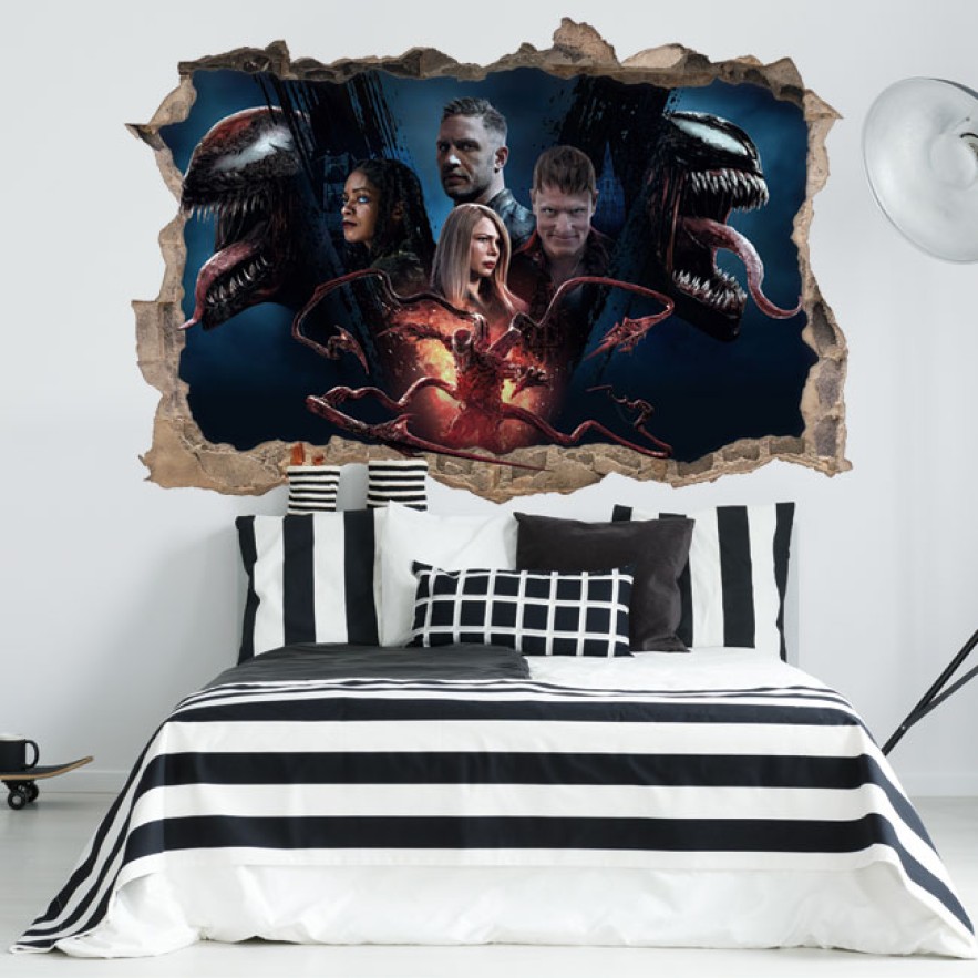 Vinilos agujero 3d marvel venom