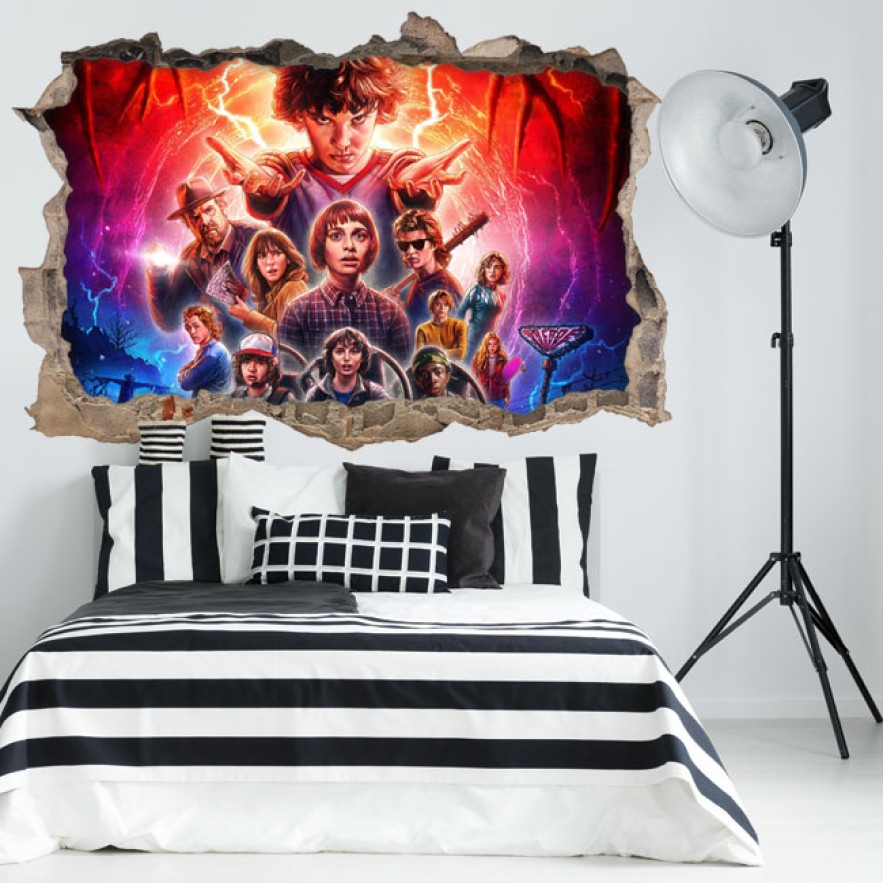 Vinilos agujero 3d netflix stranger things