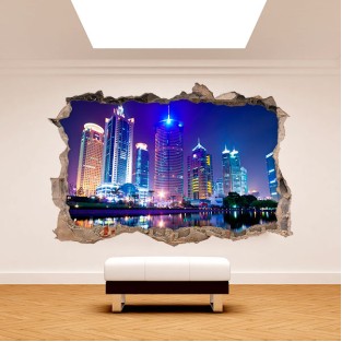 Vinilos agujero 3d pared shanghai china Vinilos agujero 3d pared shanghai china