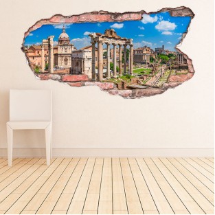 Vinilos agujero 3d foro romano italia Vinilos agujero 3d foro romano italia