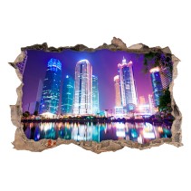 Vinilos agujero 3d panorámica shanghai china