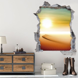 Vinilos agujero 3d sol del desierto Vinilos agujero 3d sol del desierto