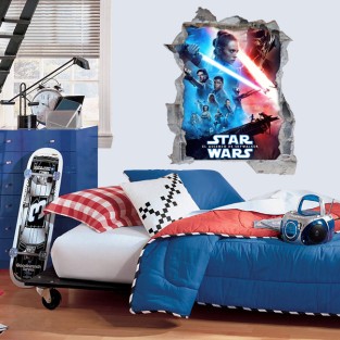 Vinilos agujero 3d star wars el ascenso de skywalker