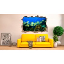 Vinilos agujero 3d vida bajo el mar