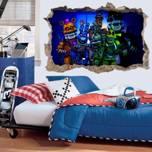 Vinilos agujero 3d videojuego five nights at freddy’s