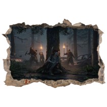 Vinilo agujero 3d videojuego the last of us 2