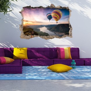 Vinilos agujero 3d globos mae ping tailandia Vinilos agujero 3d globos mae ping tailandia
