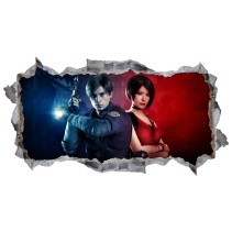 Vinilo agujero 3d resident evil