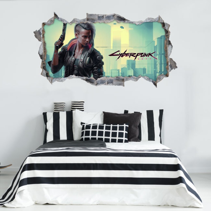 Vinilo agujero 3d judy álvarez cyberpunk 2077