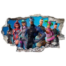 Vinilo adhesivo paredes 3d fortnite