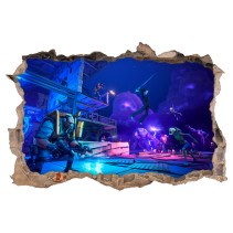 Vinilo adhesivo videojuego fortnite agujero 3d