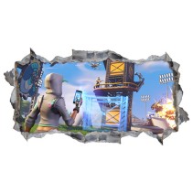 Vinilo adhesivo videojuego fortnite pared 3d