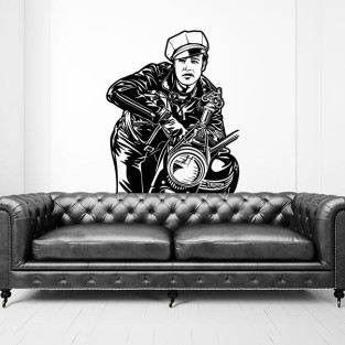 Vinilos adhesivos marlon brando moto Vinilos adhesivos marlon brando moto