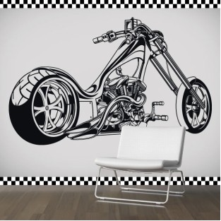 Vinilos decorativos moto chopper Vinilos decorativos moto chopper