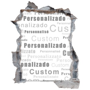 Vinilo agujero pared 3d personalizado Vinilo agujero pared 3d personalizado