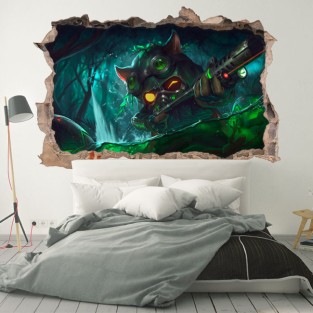 Vinilos agujero 3d videojuego league of legends Vinilos agujero 3d videojuego league of legends