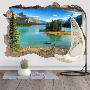 Vinilos agujero 3d isla espíritu canadá Vinilos agujero 3d isla espíritu canadá