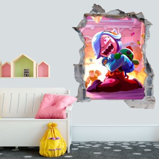 Vinilos agujero pared 3d brawl stars Vinilos agujero pared 3d brawl stars