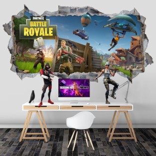 Vinilo agujero 3d fortnite battle royale Vinilo agujero 3d fortnite battle royale