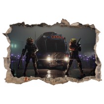 Vinilos agujero 3d videojuego fortnite