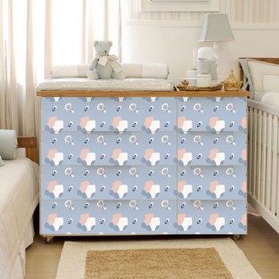 Vinilos decorativos de bebé para muebles y cómodas