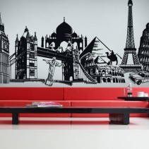 Vinilos ciudades y monumentos del mundo
