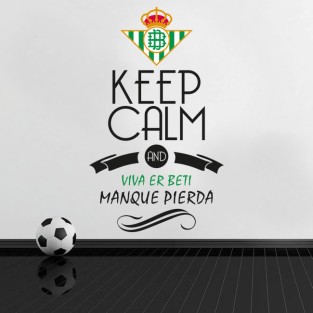 Vinilos fútbol keep calm and viva er beti manque pierda Vinilos fútbol keep calm and viva er beti manque pierda