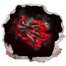 Vinilo decorativo counter strike cs go 3d
