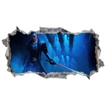 Vinilos videojuego fortnite agujero 3d