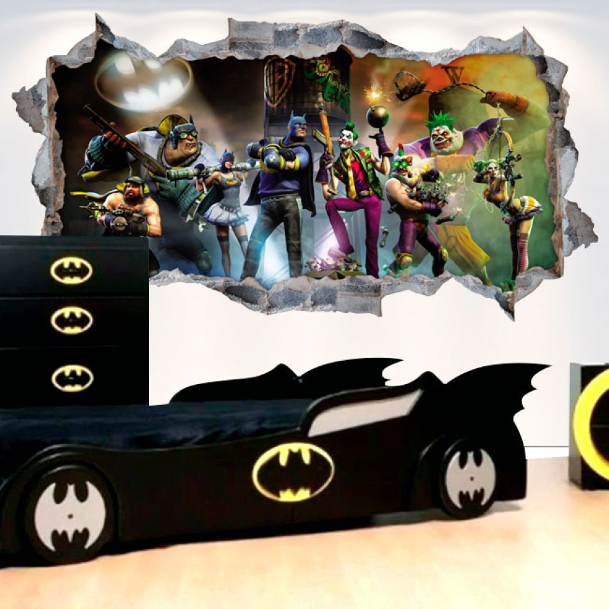 Vinilo agujero 3d batman gotham city impostors