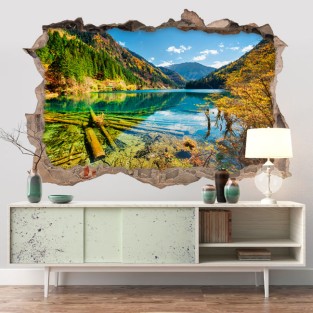 Vinilos agujeros 3d lago bamboo canadá Vinilos agujeros 3d lago bamboo canadá