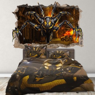 Vinilosagujero 3d marvel superhéroe yellowjacket
