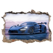 Vinilo agujero 3d mclaren senna videojuego forza horizon 4