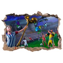 Vinilo agujero 3d videojuego fortnite world cup