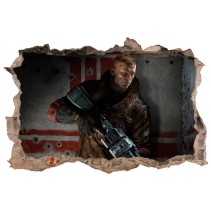Vinilo agujero 3d videojuego wolfenstein the new order