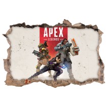 Vinilo decorativo 3d videojuego apex legends