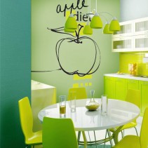 Vinilos decorativos apple diet