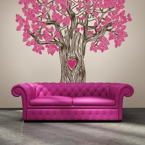 Vinilos decorativos árbol del amor