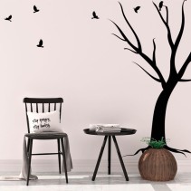 Vinilos decorativos árbol y aves