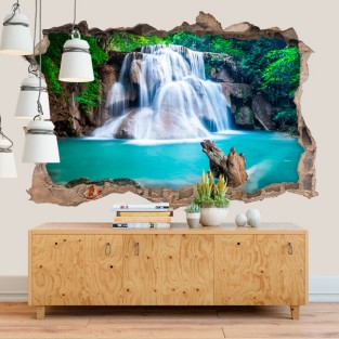 Vinilos agujeros 3d cascadas huay mae kamin Vinilos agujeros 3d cascadas huay mae kamin