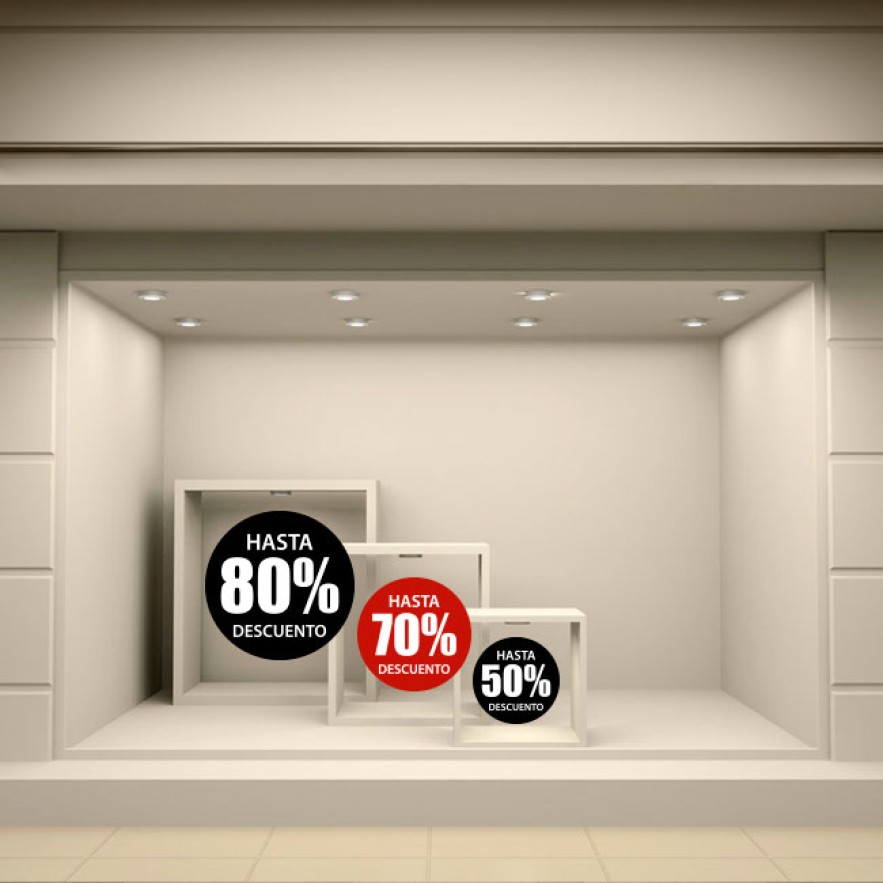 Vinilos decorativos círculos rebajas