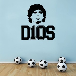 Vinilos decorativos diego maradona d10s Vinilos decorativos diego maradona d10s