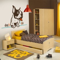 Vinilos decorativos dog's life