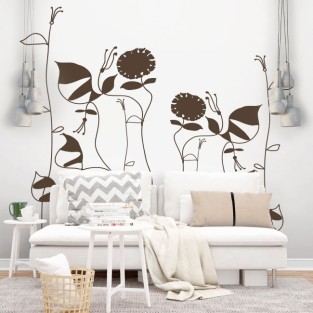 Vinilos decorativos flores picasso Vinilos decorativos flores picasso