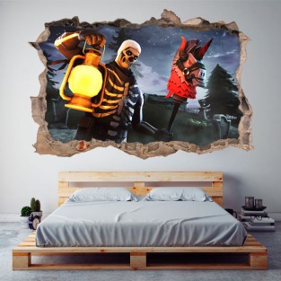 Vinilo decorativo 3d fortnite